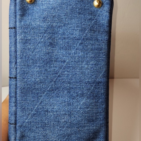 PRADA DENIM Canapa bag with shoulder strap! Like new! COA included/Posh authen! - Picture 8 of 10